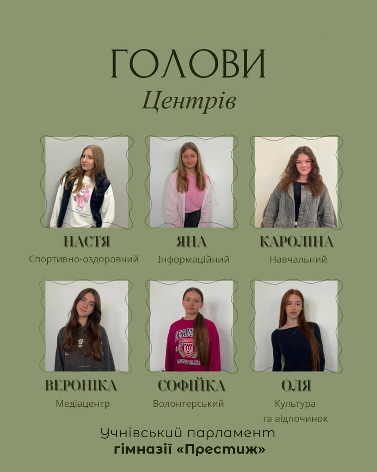 Учнівський парламент 
гімназії «Престиж»